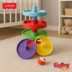 Mainan Seluncur Bola Anak Rolling Newbietech
