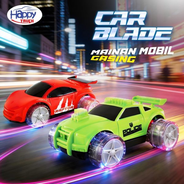 happy truck car blade mainan anak mobil gangsing bisa muter