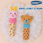 Mainan Rattle Stick Bayi Mainan Boneka Tangan Bayi Bunyi Lucu BABY SQUAKER NEWBIETECH