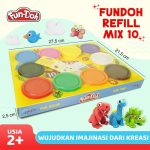 COD Fundoh Mix 10 Mainan Lilin Plastisin Clay Malam Refill Isi Ulang Lilin Fundoh Mainan Anak Edukasi Kreasi Melatih Kreatifitas Anak