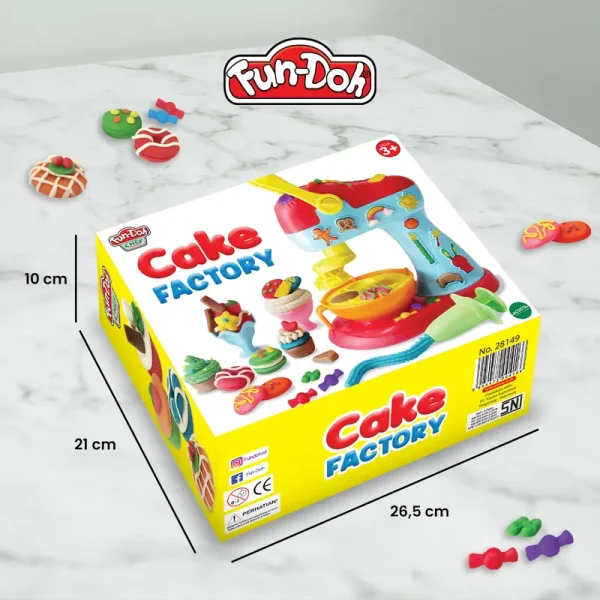 Mainan Cetakan Kue Anak Fundoh Cake Factory