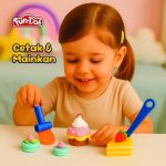 Fun Doh roller and knife Mainan Edukasi Anak 3 Tahun