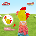 Mainan Edukasi Anak SI AYAM FUNDOH Mainan Plastisin Cetakan Ayam Bertelur Berbulu Clay Kerajinan Hadiah Alat Belajar