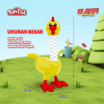 Mainan Edukasi Anak SI AYAM FUNDOH Mainan Plastisin Cetakan Ayam Bertelur Berbulu Clay Kerajinan Hadiah Alat Belajar