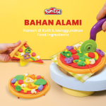 Fundoh Pizza Party Lilin Mainan Edukasi Plastisin Cetakan Makanan Pizza Toys Anak Usia 2 Tahun