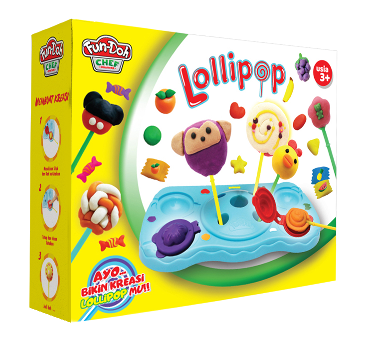 Fun-Doh Lolipop Mainan Anak Doh Permen