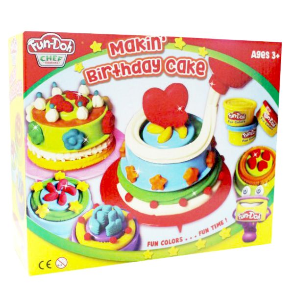 Fun-Doh Makin' Birthday Cake Mainan Lilin Anak Kue