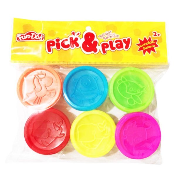 Fun Doh Pick & Play Mainan Doh Lilin Anak
