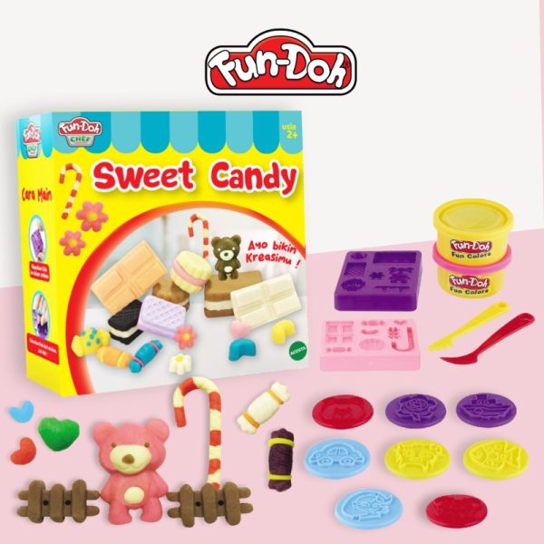 Fundoh Mainan Lilin Anak Sweet Candy