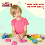 mainan edukasi anak 3 tahun fundoh combo mix warna 6 refill