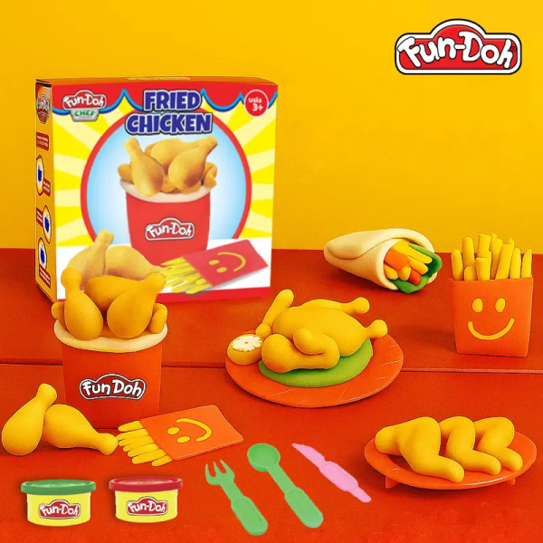 Mainan Anak 3 Tahun Fundoh Fried Chicken