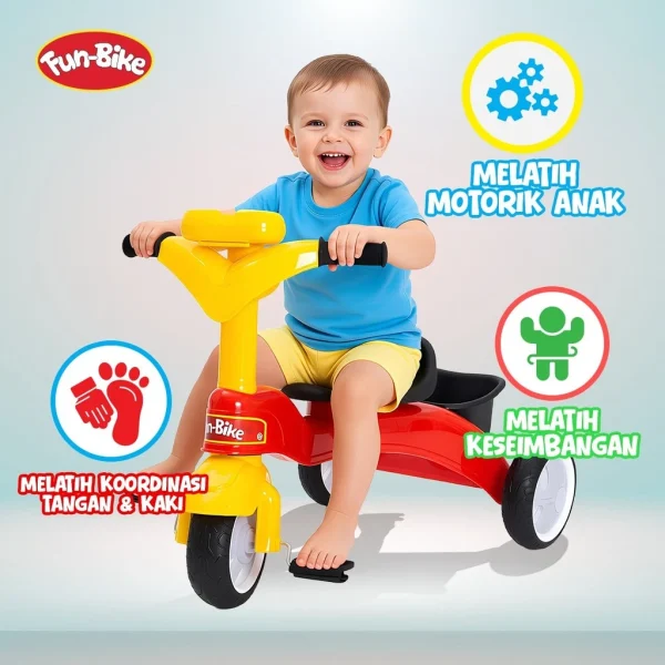 Sepeda Anak Roda 3 Funbike Musik Funmori