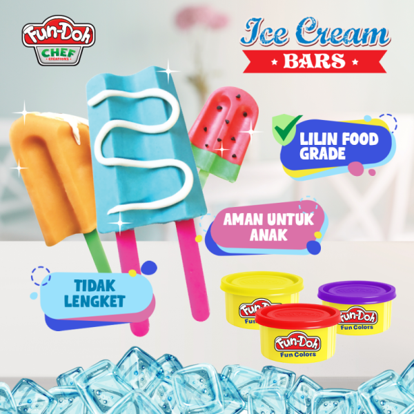 Mainan Lilin Anak Fun Doh Ice Cream Bars