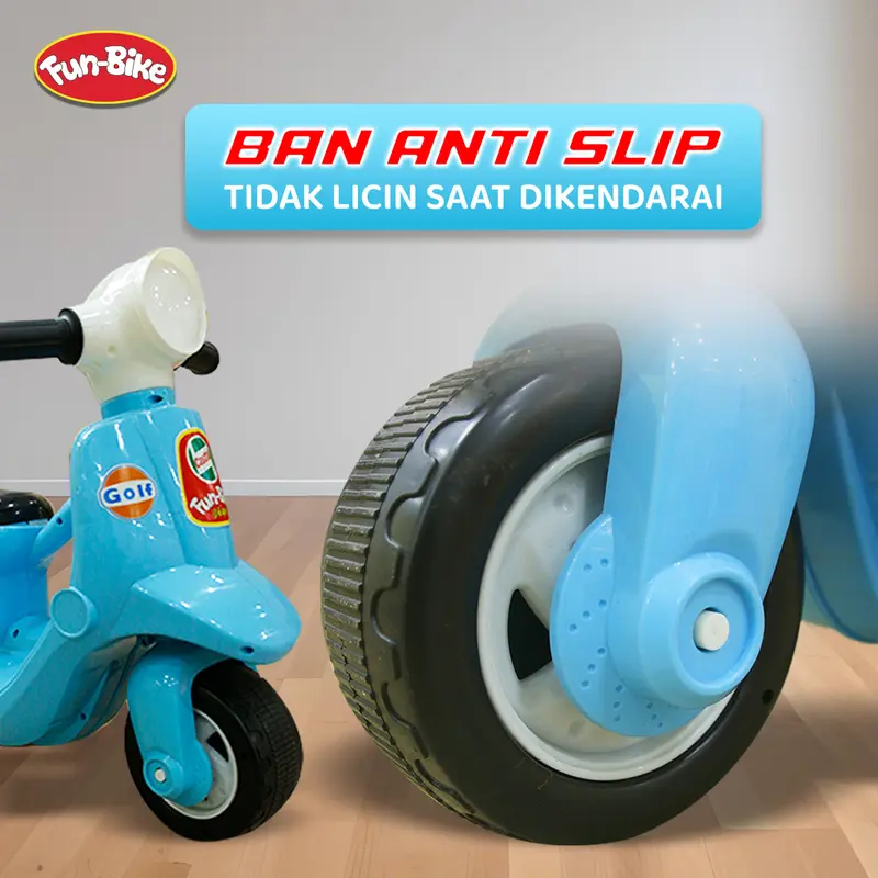 funbike vespa mainan rideon anak