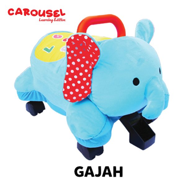 Mainan Dorong Carousel Gajah dari Funbike