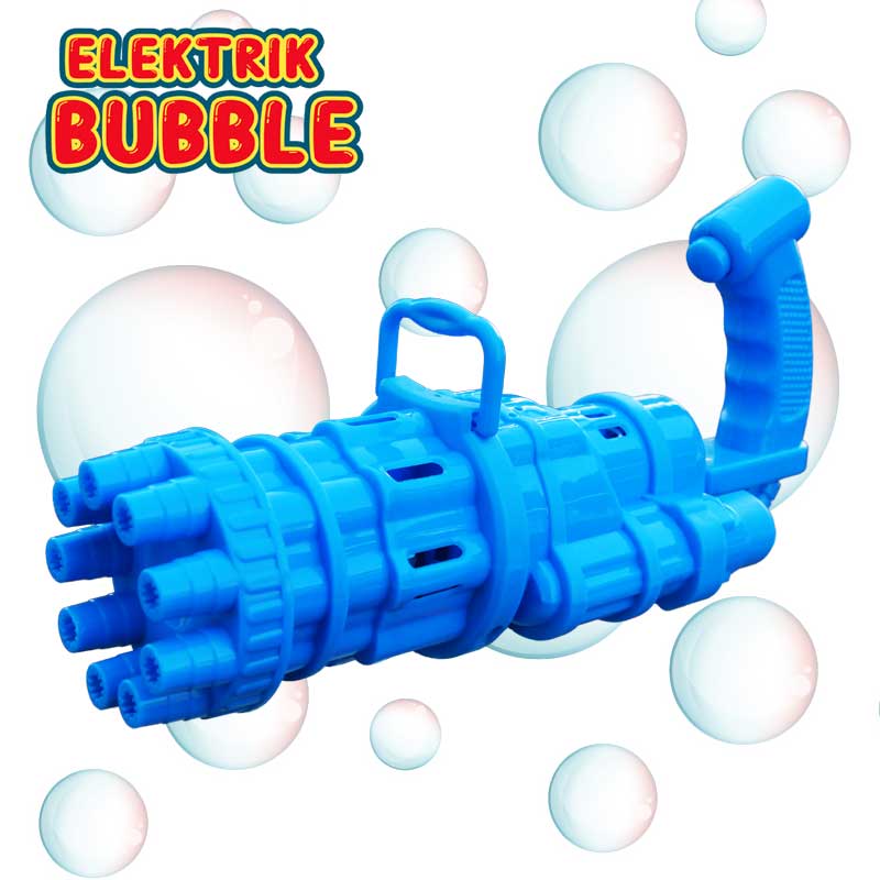 Elektrik Bubble tembakan bubble warna biru