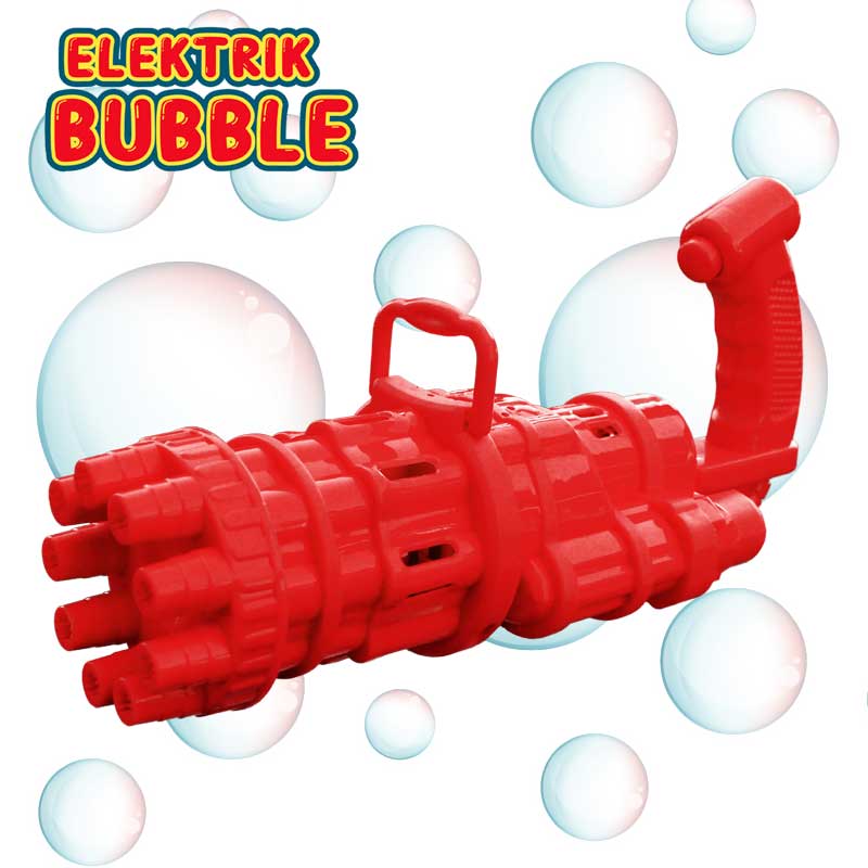 Elektrik Bubble tembakan bubble warna merah