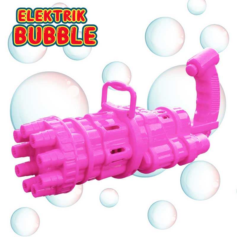Elektrik Bubble tembakan bubble warna pink