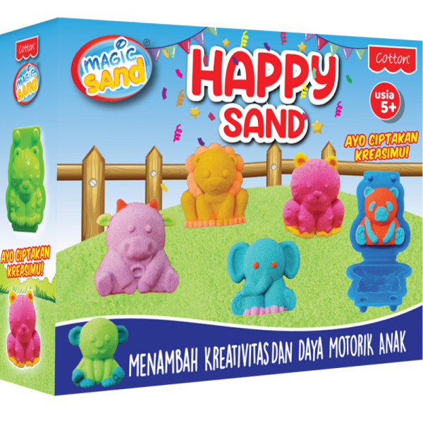 Magic Sand Happy Sand Toys Mainan Pasir Ajaib Produk Lokal