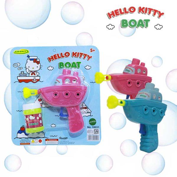 Hello Kitty Boat - mainan gelembung tembak perahu