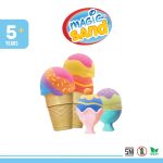 Mainan Edukasi Pasir Kinetik Magic Sand Ice Cream Cone