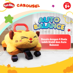 Mainan Boneka Tunggang Ride on Carousel Funbike