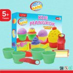 mainan anak pasir kinetik magic sand edisi kue mangkok