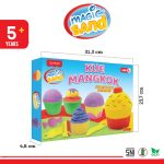 mainan anak pasir kinetik magic sand edisi kue mangkok