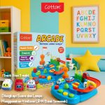Mainan Tembak Bola Boneka Mini Mesin Capit Seperti Timezone dengan Musik & Lampu Arcade MAOMAO COTTON