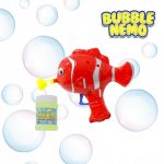 Bubble Nemo mainan bubble tembak anak bentuk ikan warna merah