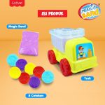 Magic Sand Trucky Mainan Pasir Mobil Kinetik Anak Play Toys