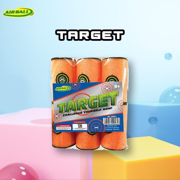 Mainan Target Tembakan Peluru Busa Anak