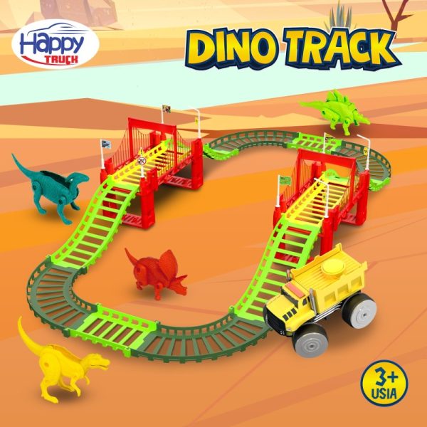 Mainan Mobil Trek anak Murah Dino Track Happy Truck