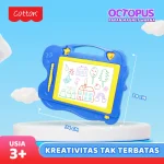 Cotton Papan Magnet OCTOPUS Color Drawing Board Berwarna Belajar Anak