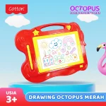 Cotton Papan Magnet OCTOPUS Color Drawing Board Berwarna Belajar Anak