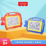 Cotton Papan Magnet Color Drawing Board Berwarna Belajar Anak
