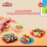 Fun Doh Sushi Set Mainan Anak Lilin Doh