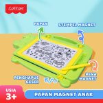 Cotton Papan Magnet Color Drawing Board Berwarna Belajar Anak