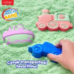 Mainan Pasir Anak transportasi magic sand