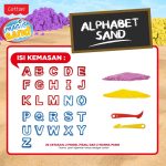 ALPHABET SAND magic pasir mainan anak 3 tahun