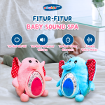 Baby Sound Spa Newbietech Boneka White Noise Machine Karakter Gajah