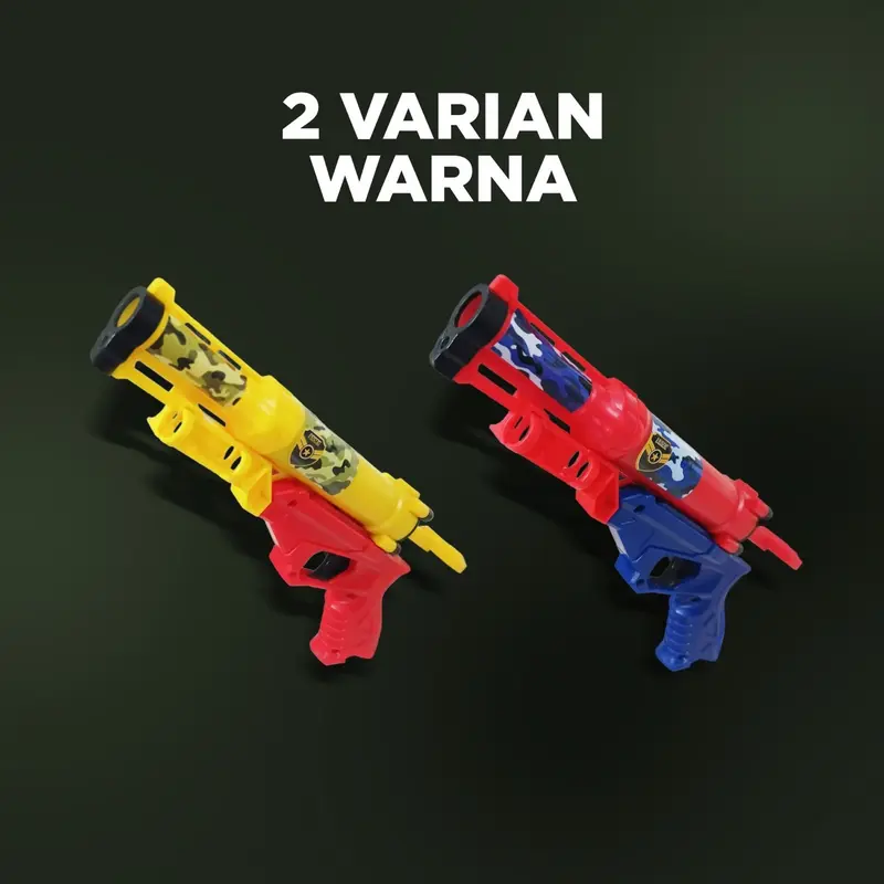 tembakan mainan anak cowok army gun warna baru