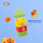 Detail Playgo Alphabet Blocks Mainan Balok Susun Anak
