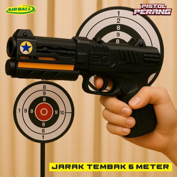 Mainan Tembakan Peluru Busa Pistol Perang