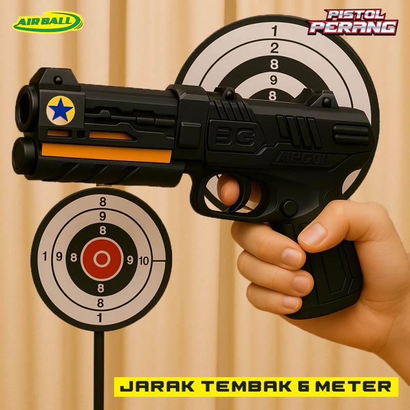 Mainan Tembakan Peluru Busa Pistol Perang