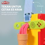 Fundoh Kulkas Mainan Edukasi Anak 2 3 4 5 6 tahun Lilin Play Doh Play Dough Fun Doh Plastisin Clay Satu Set Cetakan Kulkas Kreatifitas Motorik Anak Toys