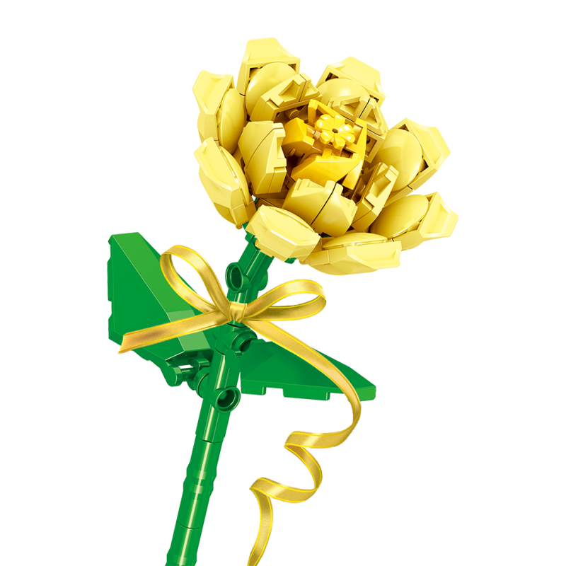 Mainan bunga playgo Mawar Kuning