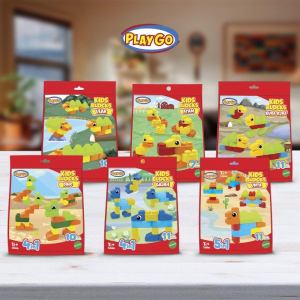kids blocks animal playgo mainan