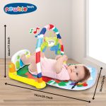 Baby Piano Newbietech Karpet Playmat Bayi Hadiah Baru lahir dengan Musik Ceria dan Lampu Interaktif