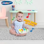 Baby Piano Newbietech Karpet Playmat Bayi Hadiah Baru lahir dengan Musik Ceria dan Lampu Interaktif
